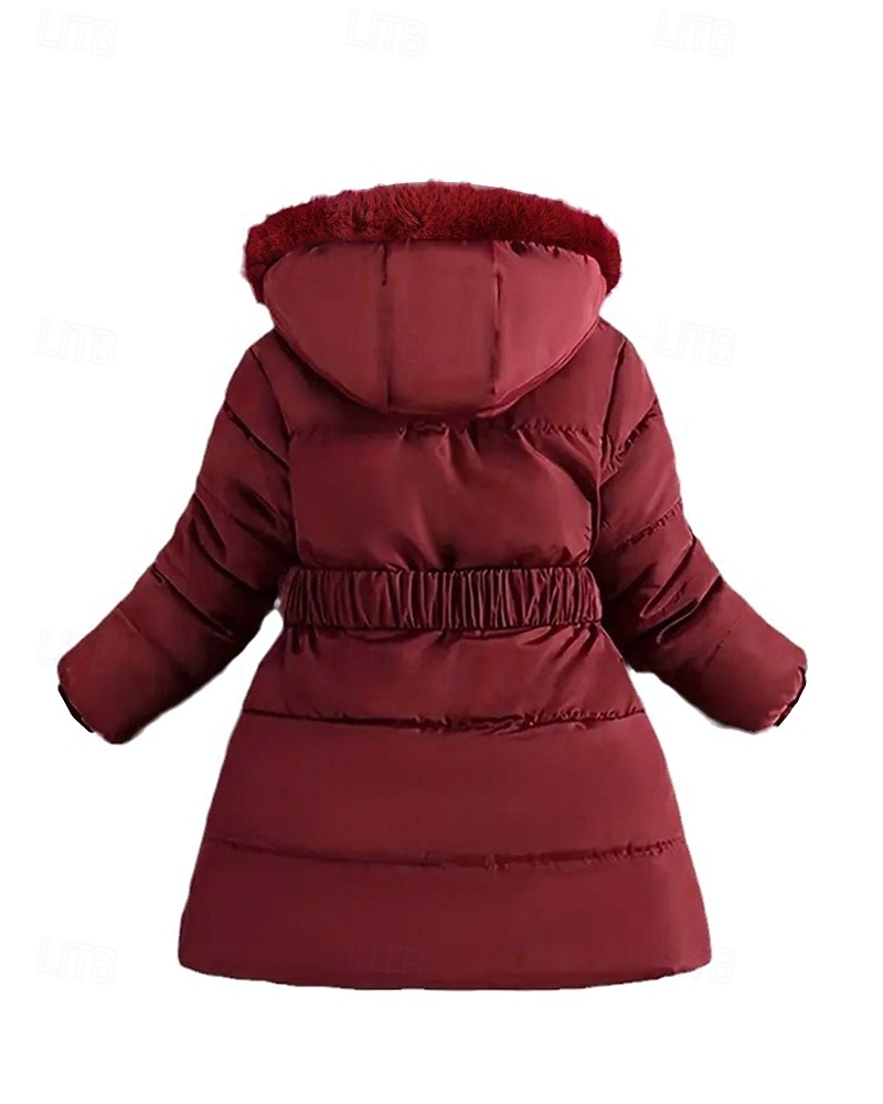Bambini Ragazze Cappotto in Piuma Cuore Moda Cerniera Scuola Cappotto Capispalla 4-12 Anni Autunno Nero Rosa Vino del 2025 a $32.99 –P2