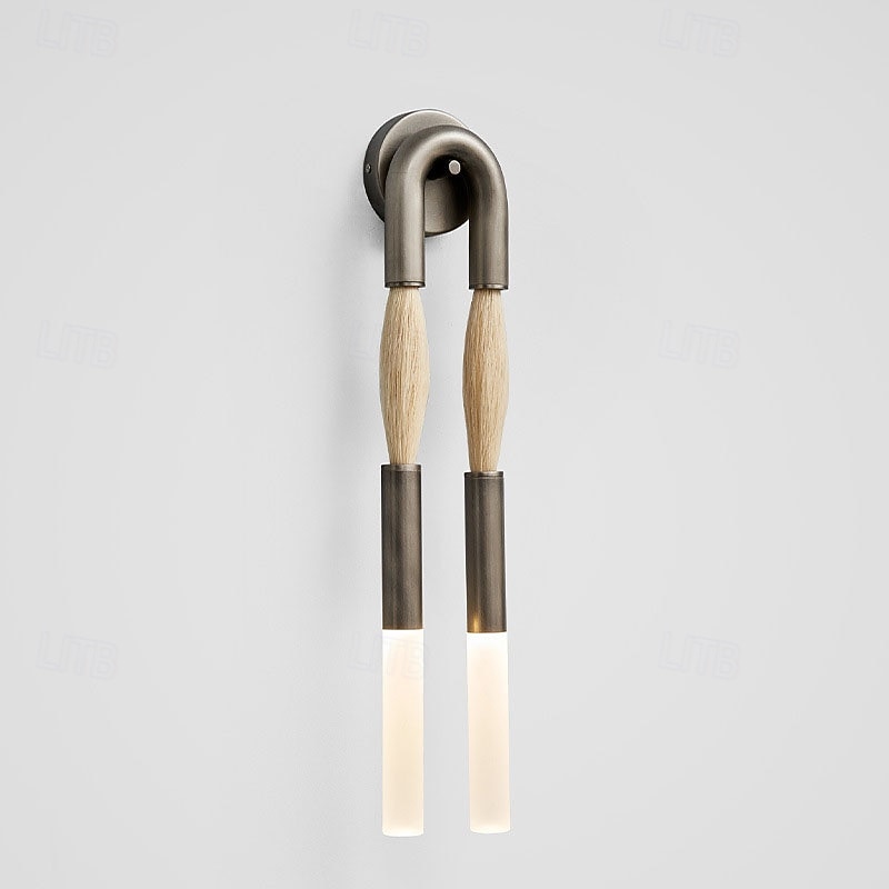 Lámpara de pared LED de metal para interiores, 60 cm, 2 luces, minimalista, larga, para decoración del hogar, para sala de estar y dormitorio. 2026 - $457.99 –P6