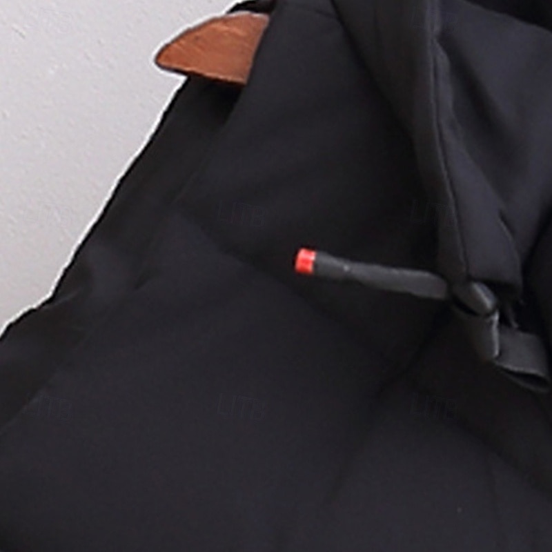 Herr Pufferväst Väst Gilet Semester Dagligen Datum Mode Ledigt Höst vinter Ficka Polyester Håller värmen Bekväm Ensfärgat Dragkedja Huva Normal Svart Grå Väst 2025 - $29.99 –P6