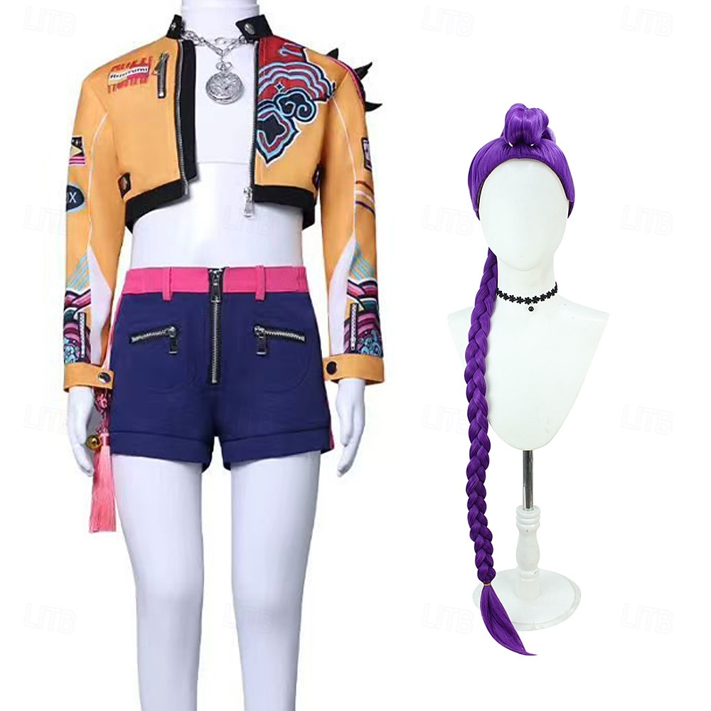 Lovci démonů z K-Popu Rúmí Zoey Cosplay kostým Cosplay Paruky Cosplay kostým Filmové kostýmy for Dívčí Dětské předvečer Všech svatých Den dětí Plesová maškaráda 2025 - $80.99 –P1