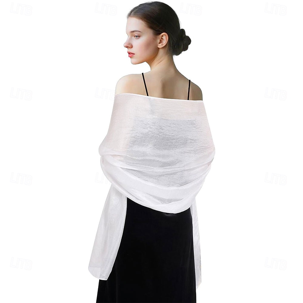pashmina-sjaler og sjal til aftenkjoler for kvinner, bryllupssjal, brudeskjerf til kvinner, brudepikeskjerf 2025 - $27.99 –P1