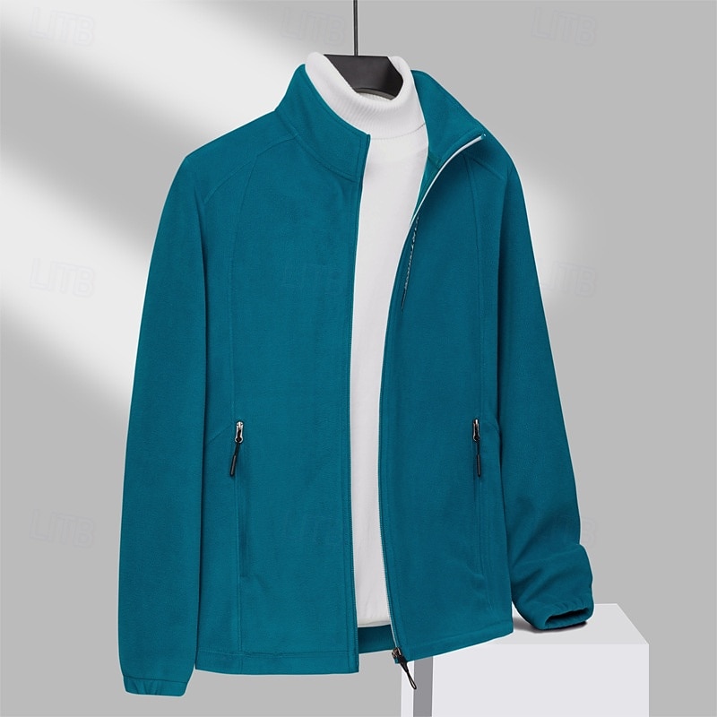 Жен. Куртка для туризма и прогулок Флисовая жилетка Зимнее пальто Тепловая куртка Зима Осень на открытом воздухе Термальные Верхняя часть Розовый Синий Лиловый 2026 - $79.99 –P8