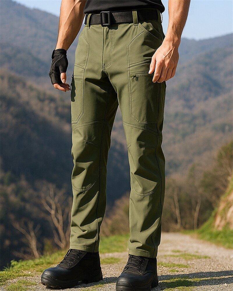 Herren Kampfhosen Cargohosen Wanderhosen Außen Normale Passform Wasserdicht Winddicht Hosen Tasche Schwarz Armeegrün Camping / Wandern Jagd Klettern S M L XL XXL 2025 - $25.99 –P2