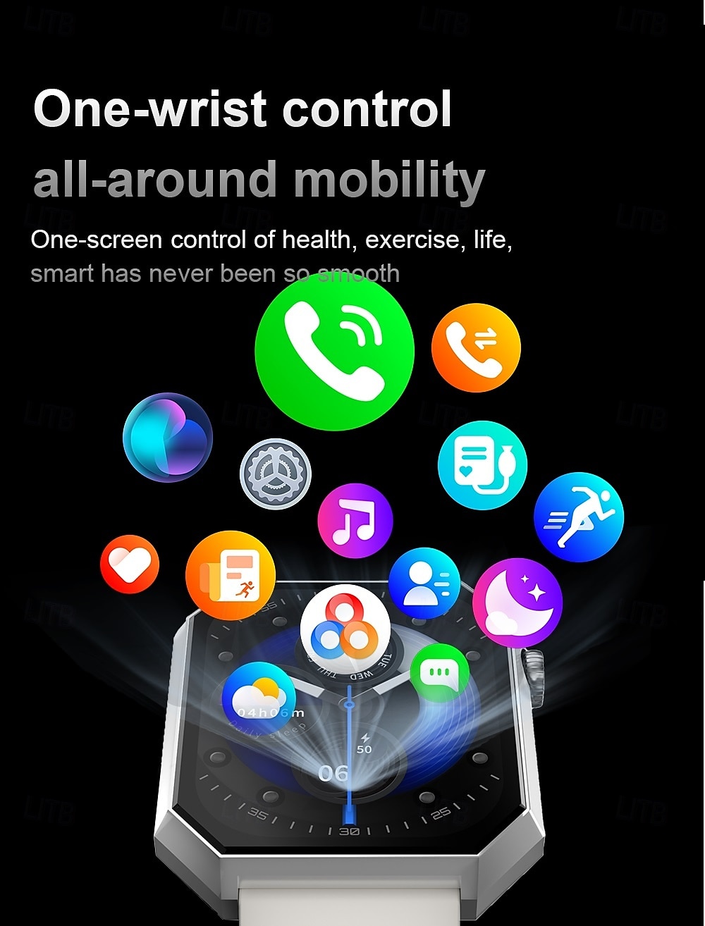HC11 Ceas inteligent 1.95 inch Uita-te inteligent Bluetooth Pedometru Reamintire Apel Monitor de Activitate Compatibil cu Android iOS Dame Bărbați Standby Lung Rezistent la apă Control Media IP68 2025 - $38.99 –P11