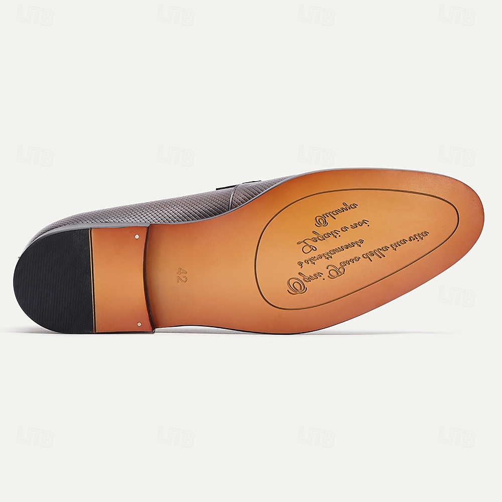 Homens Sapatos sociais Sapatos de vestir Mocassins Clássicos Caminhada Casual Couro Confortável Antiderrapante Mocassim Café de 2026 por $99.99 –P6