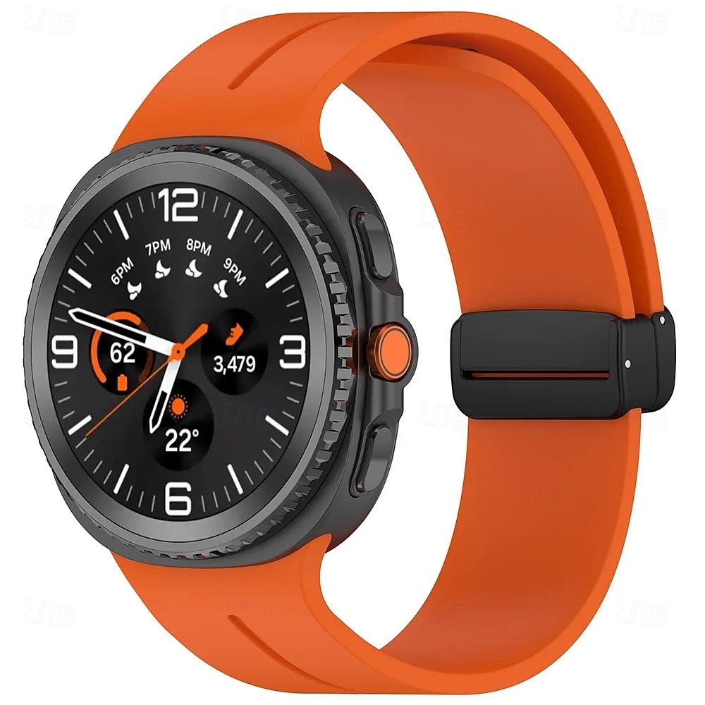 Correa clásica de silicona con hebilla magnética para Samsung Galaxy Watch 8 (44 mm y 40 mm) 2026 - $15.99 –P7