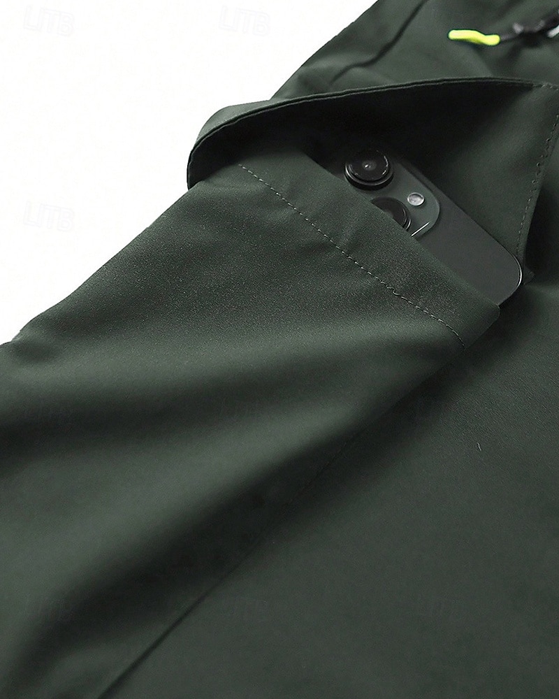 Per uomo Pantaloni Cargo Pantaloni Coulisse Elastico in vita Multi-tasche Semplice Indossabile All'aperto Quotidiano Campeggio & Escursionismo Moda Classico Nero Verde militare del 2025 a $15.49 –P4