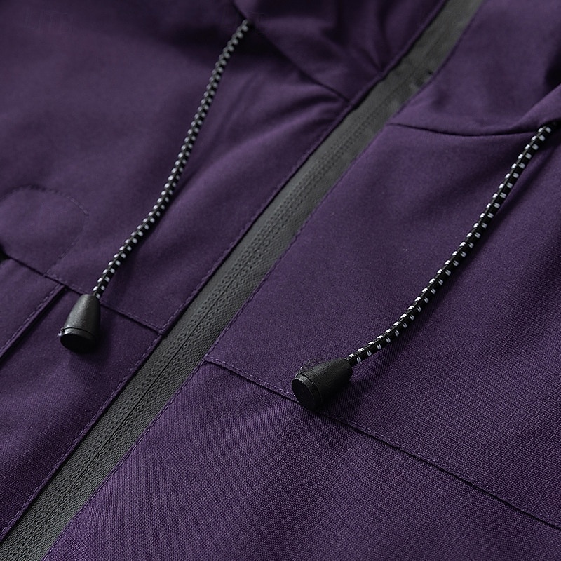 Per uomo Giacca Sportiva Giacca da Escursionismo Giacca antivento Sport all'Aperto Casuale Impermeabile Giacca a Vento Cerniera Tasca Primavera & Autunno Tinta unica Attivo Con Cappuccio Regolare del 2026 a $41.99 –P13