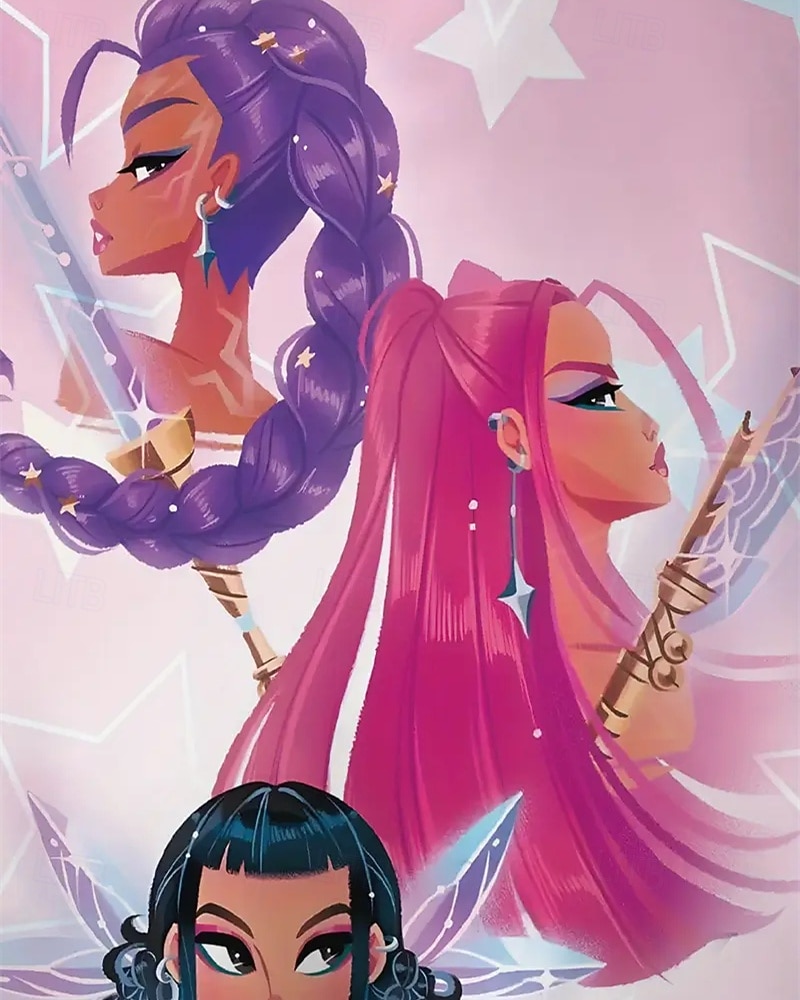 Dívčí mikina s kapucí a kresleným potiskem pro lovce démonů K-pop - pulovr s anime postavičkami a výraznýma očima, měkké, ležérní, zimní, teplé, pohodlné, podzimní &zimní oblečení do školy &schůzky na 2025 - $18.99 –P5