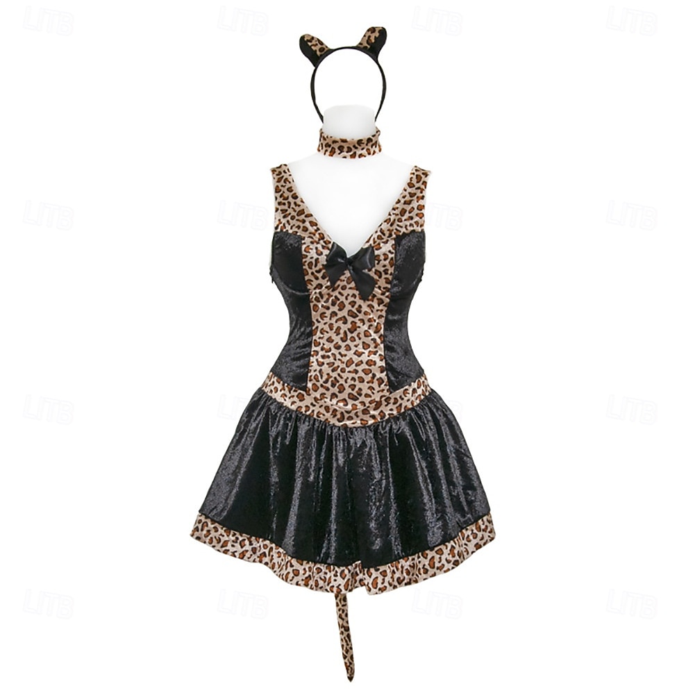 Vestito Costume Cosplay Copricapo Fantasia animale Patinata Costume Sexy Adulti Per donna Halloween Feste Halloween Performance Vestirsi del 2026 a $48.99 –P11