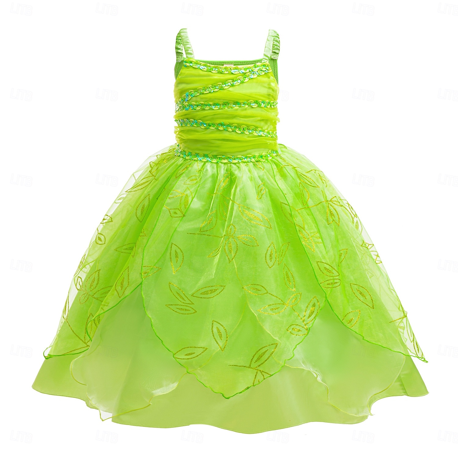 Book Week 2026 Peter Pan Fairy Tale Princess Elf Tinker Bell Dress Flower  Girl Dress Tulle