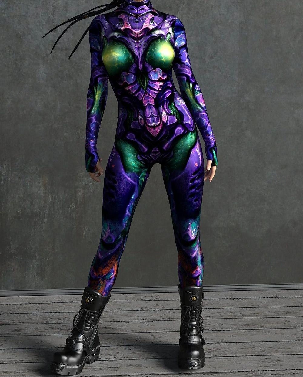 Disfraz de carnaval Traje de Cuerpo Completo Trajes Zentai estampados Traje de cosplay Body Estampado Disfraz Sexy Víspera de Todos los Santos Hombre Mujer Chico Traje para Fiesta Rendimiento 2026 - $33.99 –P7