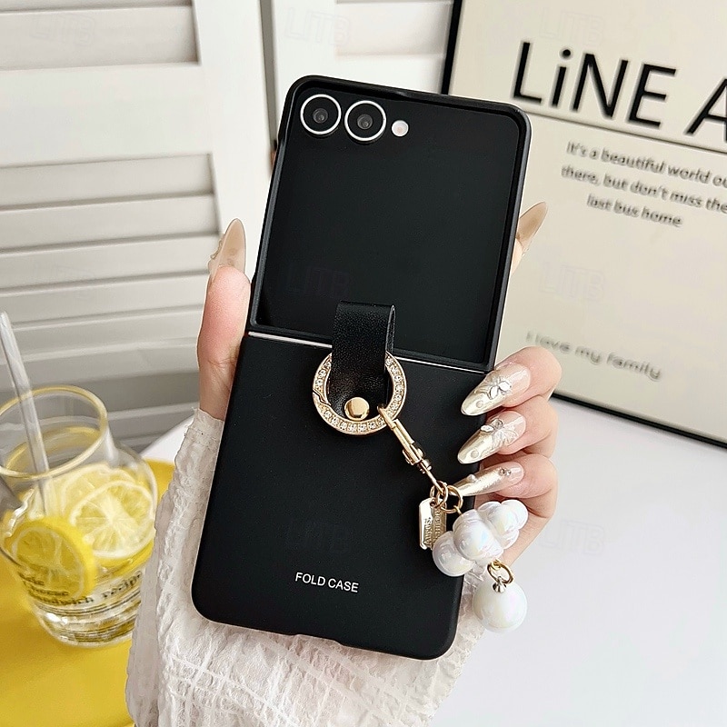 телефон Кейс для Назначение SSamsung Galaxy Z Flip 7 FE Z-флип 6 Z Flip 5 Z Flip 4 Кейс на заднюю панель Кольцо Пряжка Защита от удара Ретро ПК 2025 - $14.99 –P10