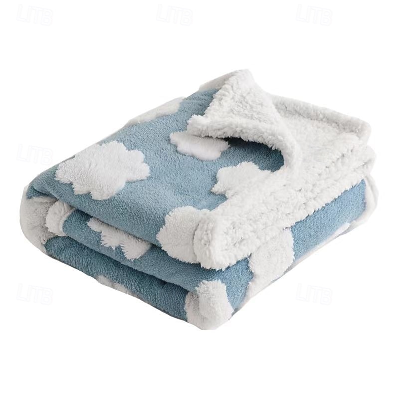 Pătură impermeabilă pentru animale de companie pătura groasă din flanel și sherpa pentru patul animalelor de companie pătură moale din catifea pentru câini 2025 - $11.49 –P17