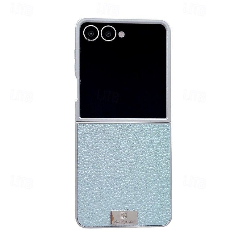 телефон Кейс для Назначение SSamsung Galaxy Z-флип 7 Z-флип 6 Z Flip 5 Z Flip 4 Кейс на заднюю панель Защита от удара Ретро ТПУ Кожа PU 2025 - $11.99 –P2