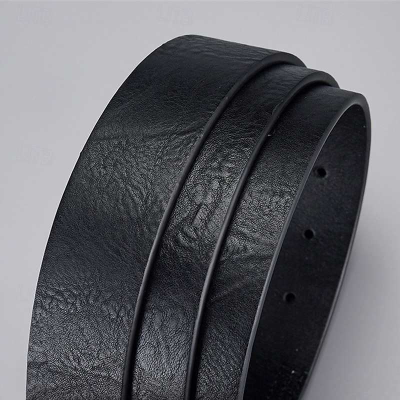 Homme Ceinture Ceinture Taille Noir Jaune faux cuir Alliage Durable Ajustable Uni Extérieur Quotidien de 2025 ? $12.49 –P3