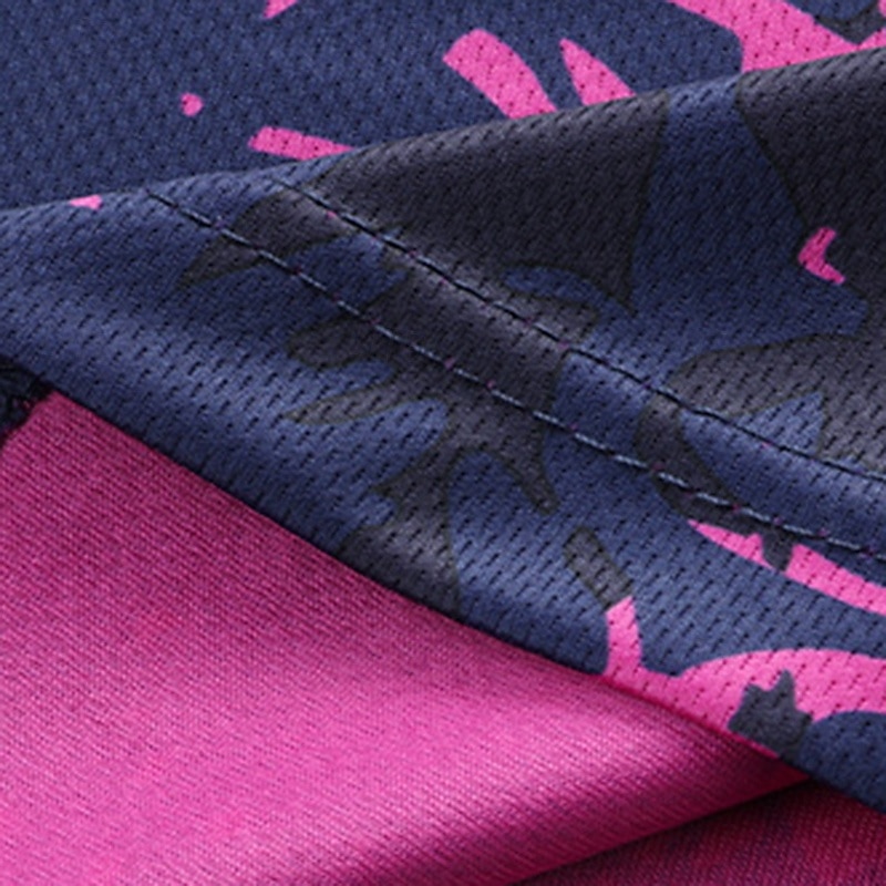 Damen Wanderhemd Wanderspitze Hemd mit Viertelreißverschluss Langarm Stehkragen Oberteil Außen Schnelltrocknend Schweißableitend Polyester Tarnung Grün Tennis Golfspiel Laufen 2025 - $32.99 –P12