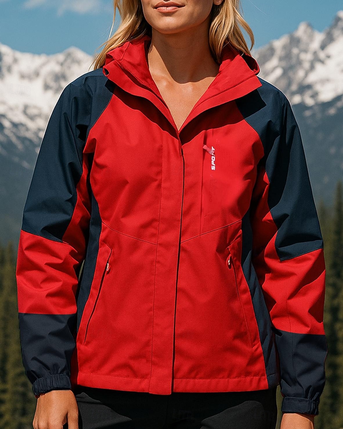 Mulheres Jaqueta Softshell Jaqueta de Trilha Jaqueta Hardshell Ao ar livre Prova-de-Água A Prova de Vento Roupas de caminhada Roupas de caminhada Primavera Outono Jaqueta Caça Pesca Alpinismo Retalhos de 2025 por $32.99 –P10