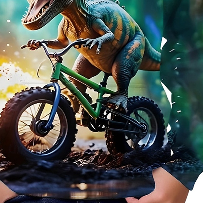 Dla chłopców 3D Dinozaur Bluza z Kapturem Długi rękaw Wiosna Jesień Moda Moda miejska Dzieci 4-12 lat Kaptur Na zewnątrz Codzienny Regularny 2025 - $18.99 –P3
