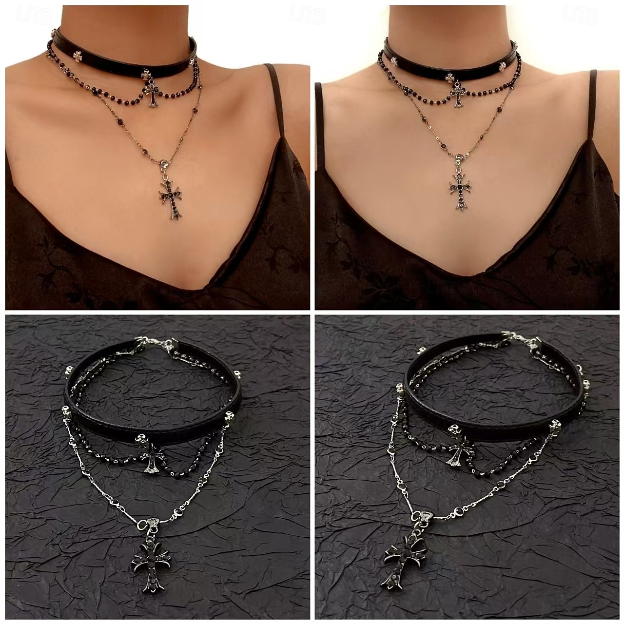 Панк & Готика Ожерелья колье Крест кулон ведьма Вампиры Маскарадный костюм Жен. Хэллоуин Карнавал Выступление Для вечеринок Повседневные Взрослые 1 ожерелье Все сезоны 2026 - $9.99 –P4
