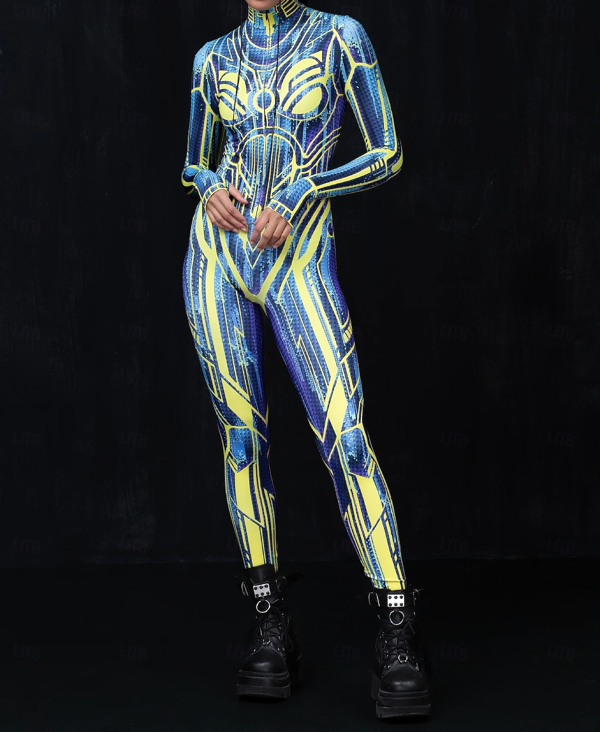 Wzorzyste garnitury Zentai Kostium Cosplay Body Drukowanie Strój karnawałowy Kombinezon zentai Męskie Damskie Dla chłopców seksowny kostium Halloween Kostium na Spektakl Impreza Bal maskowy Dla 2025 - $29.99 –P17