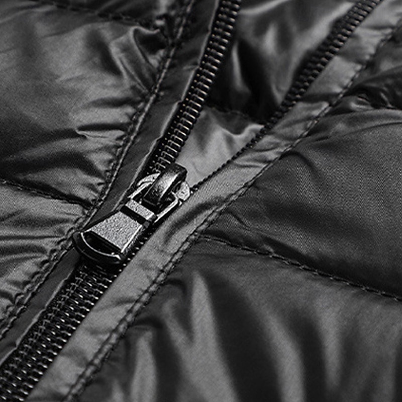 Férfi Télikabát Puffer dzseki Párnázott dzseki Zseb Polyster Vakáció Hétköznapi viselet Randi Szokványos Divat Alkalmi Kényelmes Melegen tartani Tél Egyszínű / Sima szín Bor Fekete Tengerészkék 2025 - $22.99 –P7