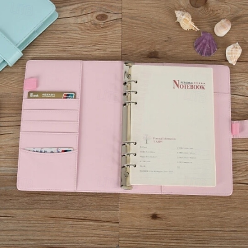 A6/a5 pu leder diy binder notebook abdeckung tagebuch agenda planer papier abdeckung schule schreibwaren 2026 - $14.99 –P5