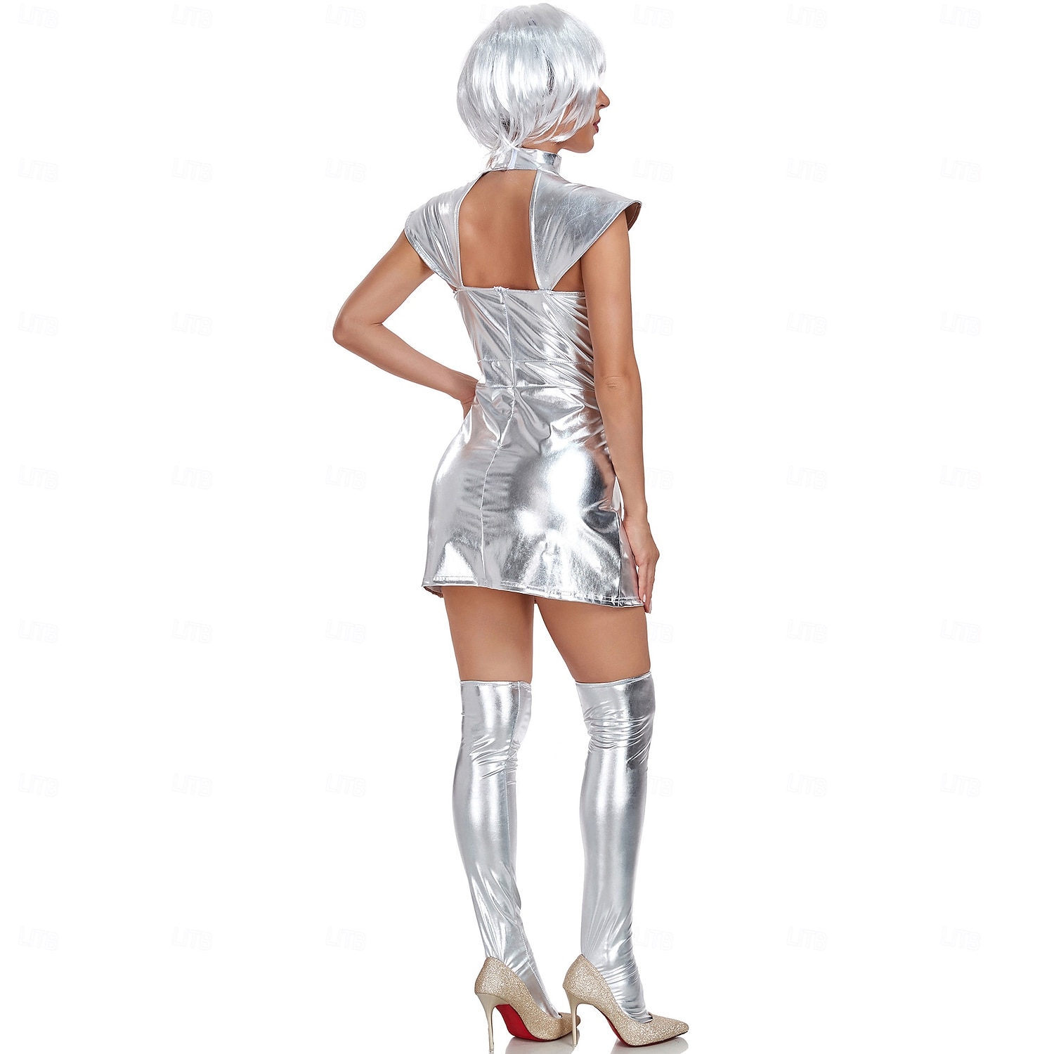 Kostuum Robot Astronaut Cosplay Volwassenen Dames Halloween Carnaval Feest Prestatie Aankleden 2026 - $43.99 –P2
