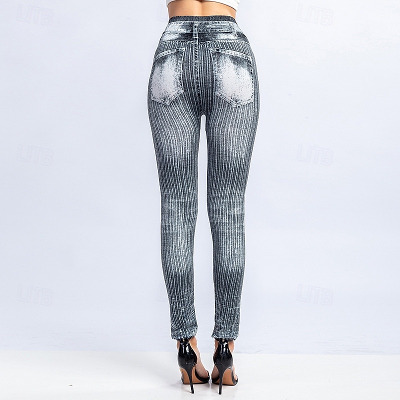 Per donna Pantaloni Eleganti Leggings Leggings comodi Streetwear Casual Lunghezza intera Naturale Semplice Tasca Confortevole Streetwear Abbigliamento quotidiano Weekend Grigio Nero Rosso Blu Autunno del 2026 a $13.99 –P7