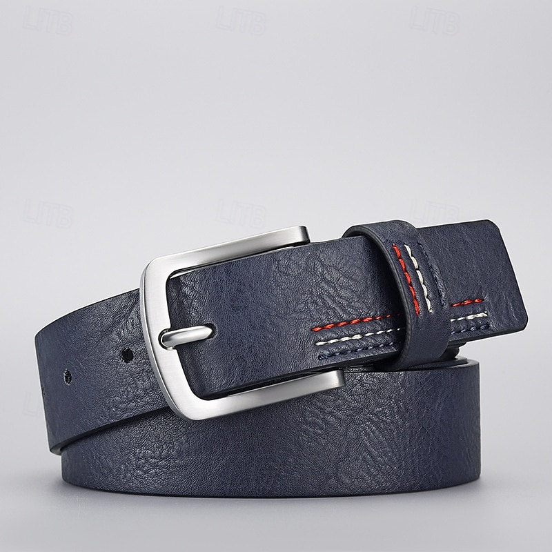 Homme Ceinture Ceinture Taille Noir Jaune faux cuir Alliage Durable Ajustable Uni Extérieur Quotidien de 2025 ? $12.49 –P5