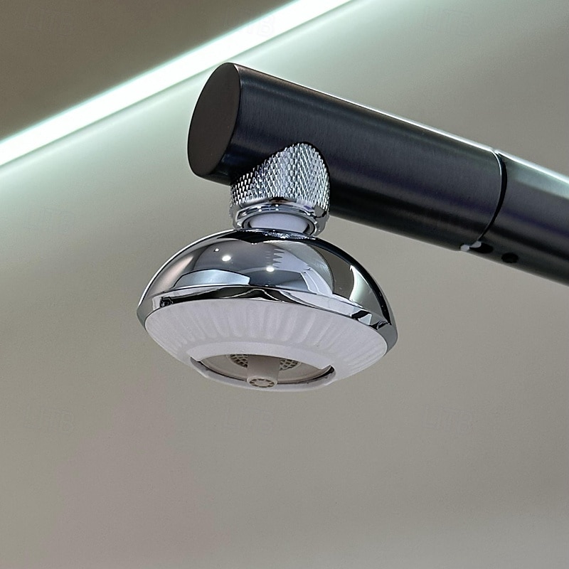Robinet de cuisine - Poignée unique à un trou Électroplaqué / Finitions peintes Extractible / Rétractable / Bec Standard Ensemble central Moderne Contemporain Kitchen Taps de 2025 ? $145.99 –P4
