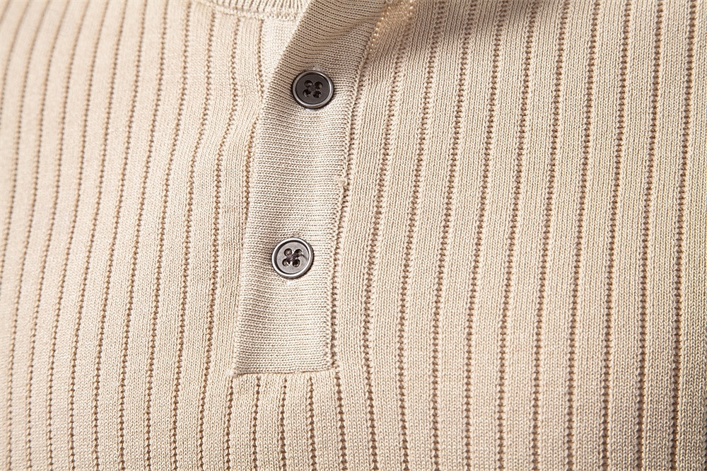 Homme Pull Tricoter Tunique Boutons Couleur Unie Henley ancien Quotidien École Maison Vêtement Tenue Printemps Automne Noir Rouge Bordeaux S M L de 2025 ? $32.99 –P30