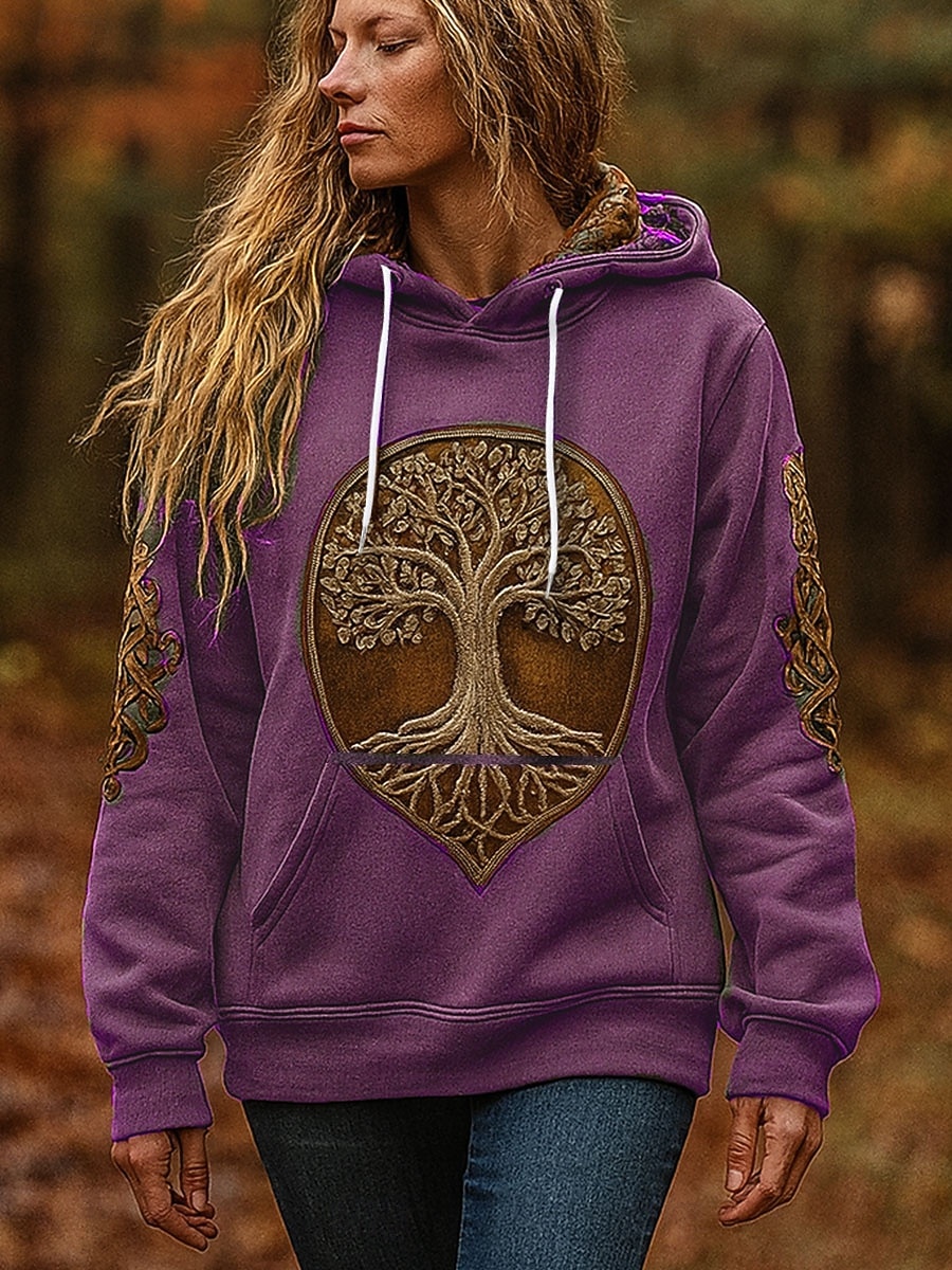 Női Pulóver Hoodie pulóver Grafika Színes Alkalmi Hosszú ujj Kapucni Normál felsők Party estélyi viselet Utca Hétköznapi Arcpír rózsaszín Medence Bíbor Lóhere Khakizöld Tavasz Ősz Tél 2025 - $27.99 –P4