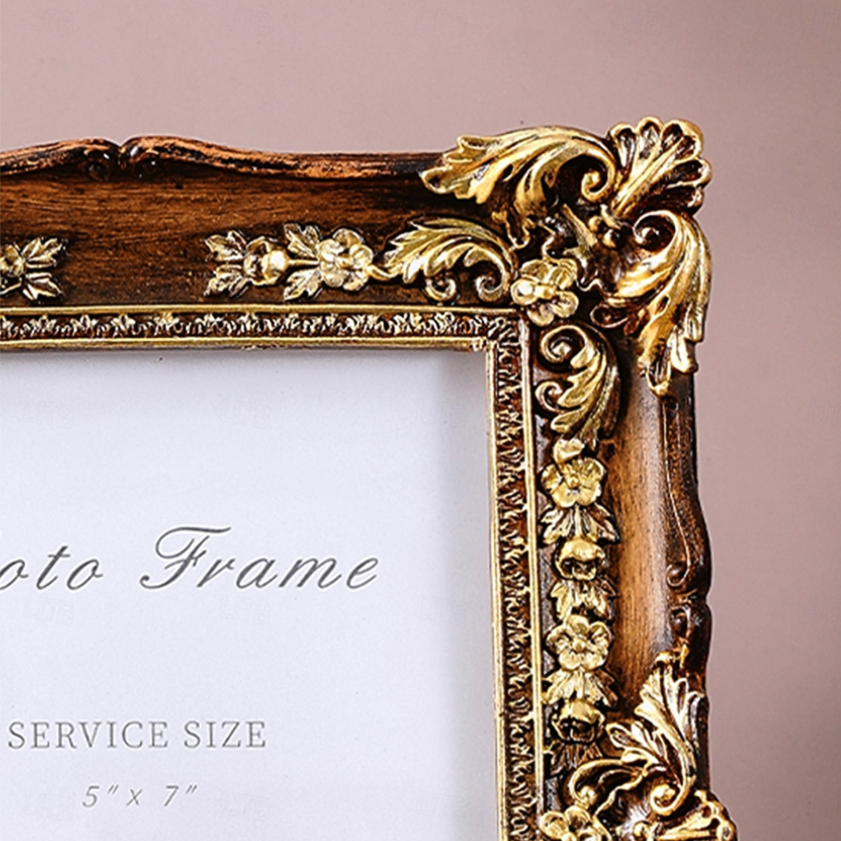 1 kpl eurooppalainen kolmiulotteinen kuviointi suorakulmainen klassinen valokuvakehys hartsimateriaalista, joka sopii perhevalokuvakoristeluun ja valokuvausrekvisiittaan 2026 - $14.99 –P9