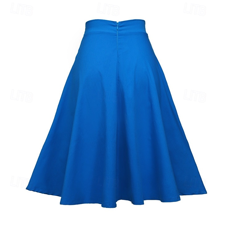 Femtiotal Retro / vintage Grease-kläder Kjolar Pudelkjolar Tryck Maskeradkläder Dam Karnival Maskerad Ledigt / vardag Möhippa Vuxna Kjol 2026 - $31.99 –P3