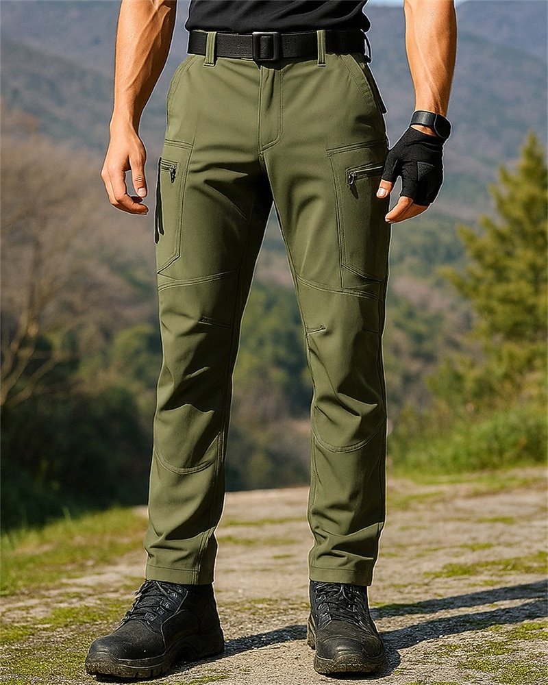 Herren Kampfhosen Cargohosen Wanderhosen Außen Normale Passform Wasserdicht Winddicht Hosen Tasche Schwarz Armeegrün Camping / Wandern Jagd Klettern S M L XL XXL 2025 - $25.99 –P1