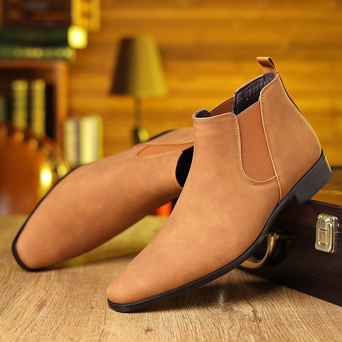 Botines Chelsea para hombre: botines informales de negocios para uso diario y de oficina. 2025 - $64.99 –P1
