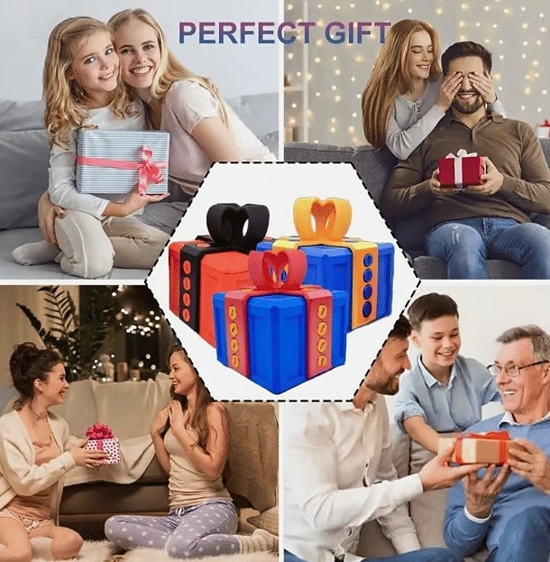 Ornamenti per scatole regalo fastidiose stampate in 3D, divertenti giocattoli, scherzi, puzzle, scatole, scherzi creativi, regali per amici, famiglie, feste, intrattenimento, novità, sorpresa per le vacanze. del 2025 a $19.99 –P2