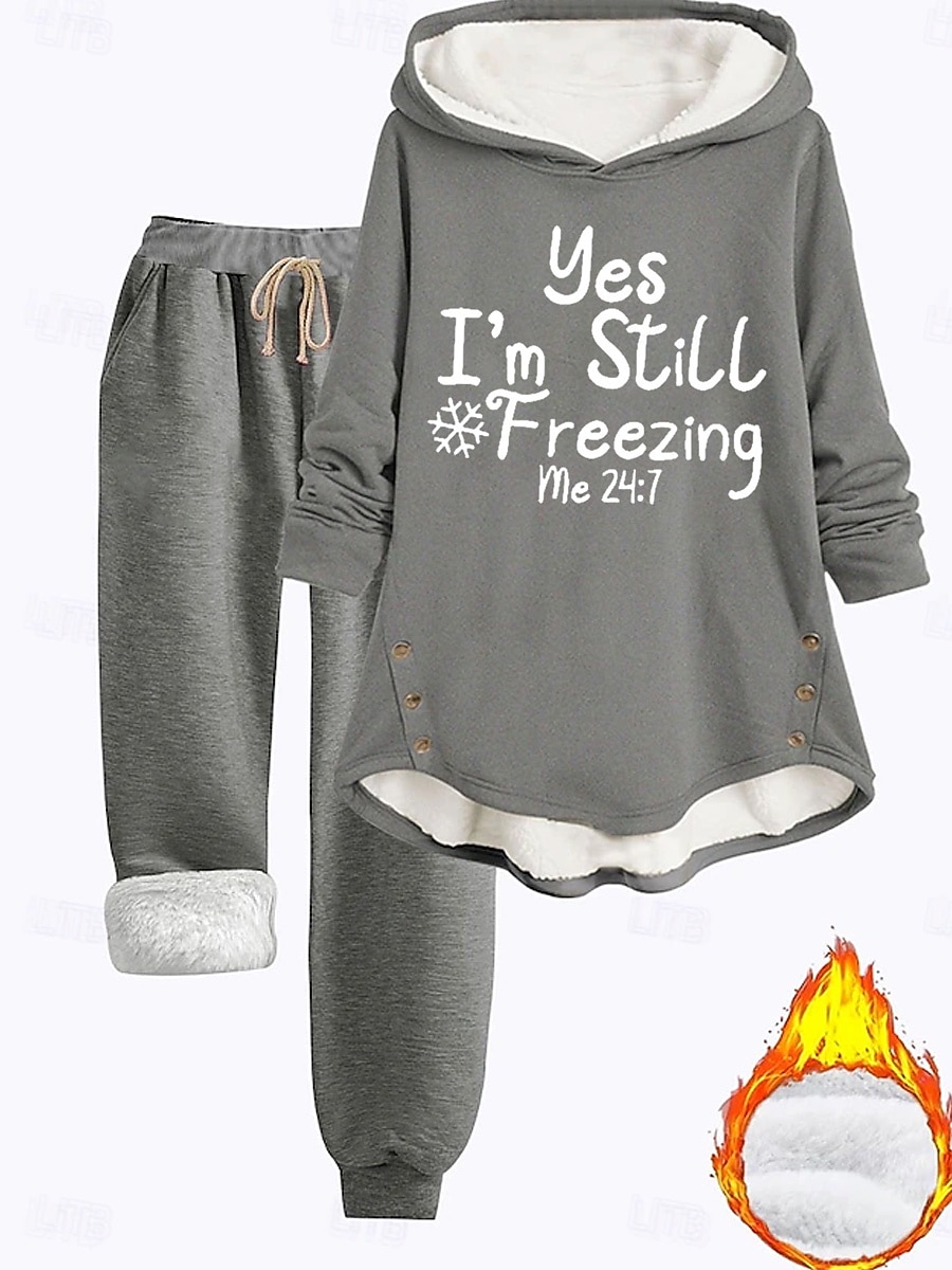 Femmes Quotidien Sweat à capuche manche longue À capuche Graphique Lettre Cordon de serrage Imprimé Occasionnel Quotidien Rose Claire Bleu Gris Automne Coupe Ample de 2025 ? $44.99 –P3