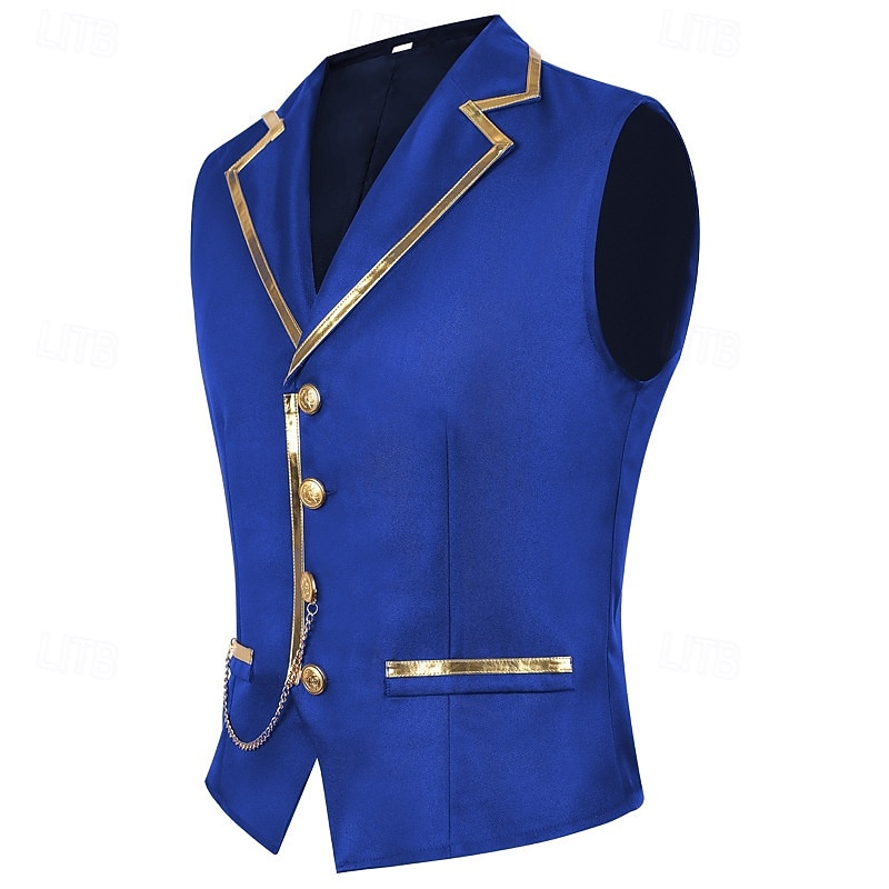 Rokoko Viktorianisch Renaissance Weste Prinz Edelmann Kostüm Herren Halloween Karneval Leistung LARP Renaissance-Messe Erwachsene Weste 2025 - $34.99 –P10