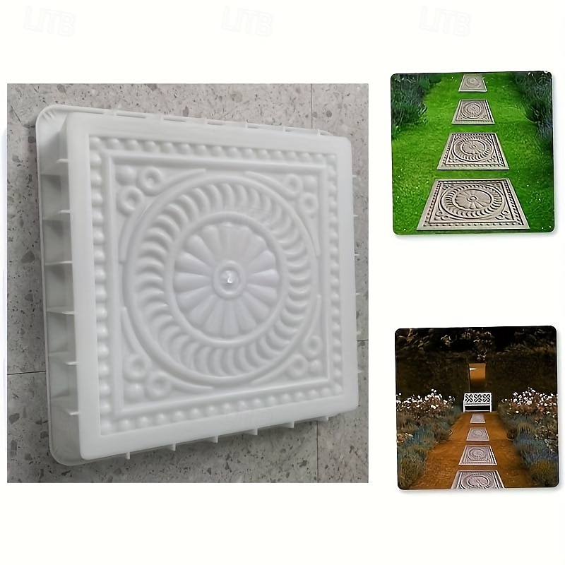 matriță pentru pietre de pavaj DIY - matriță pătrată pentru pavaj, matriță din plastic pentru beton și ciment - instrumente pentru fabricarea pedalei din cărămidă pentru peisaje de grădină 2025 - $34.99 –P6