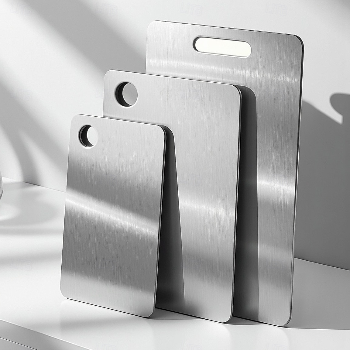 Premium Titanium Alloy Cutting Boards Double-Sided Food-Grade Titanium Cutting Boards for Kitchen Dishwasher Safe Camping Charcuterie Cutting Board Mat for Fruit, Meat & Outdoor BBQ Party 2025 - $9.99 –P2
