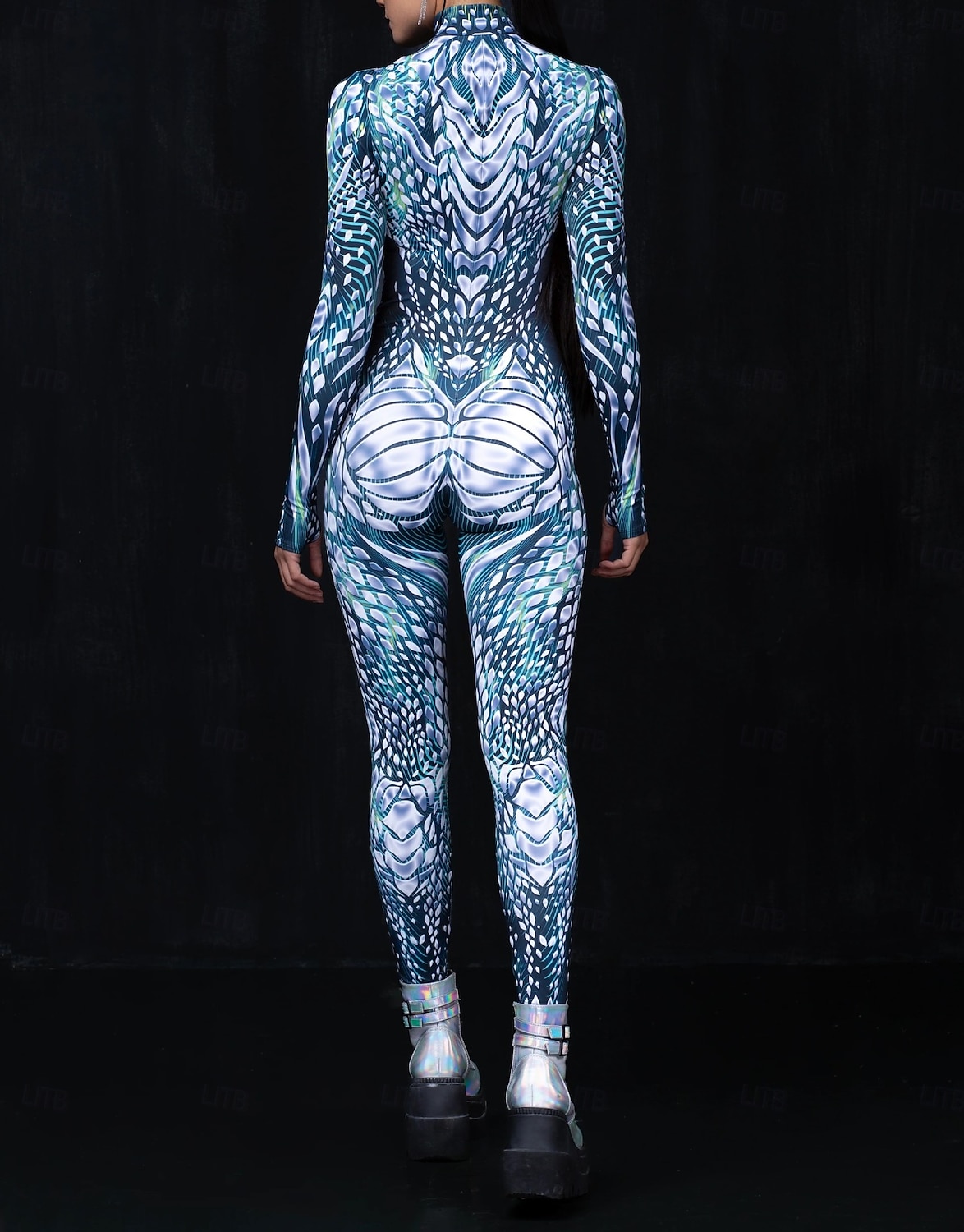 Wzorzyste garnitury Zentai Kostium Cosplay Body Drukowanie Strój karnawałowy Kombinezon zentai Męskie Damskie Dla chłopców seksowny kostium Halloween Kostium na Spektakl Impreza Bal maskowy Dla 2025 - $29.99 –P14