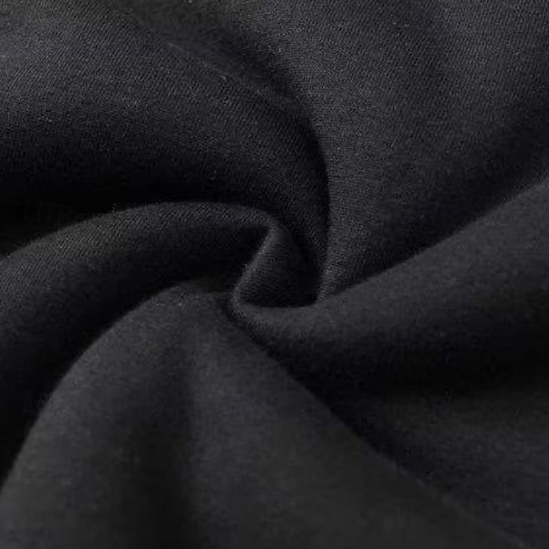 Homens Moletom de lã Moletom com capuz de lã Sherpa Adamascado Preto Laranja Marron Verde Com Capuz Tecido Letra Estampas Abstratas Com Cordão Casual Diário Para Noite Poliéster Roupa de rua Casual de 2025 por $19.99 –P3