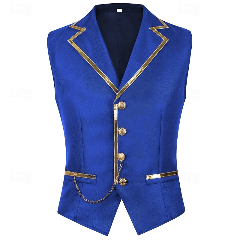 Rokoko Viktorianisch Renaissance Weste Prinz Edelmann Kostüm Herren Halloween Karneval Leistung LARP Renaissance-Messe Erwachsene Weste 2025 - $34.99 –P8