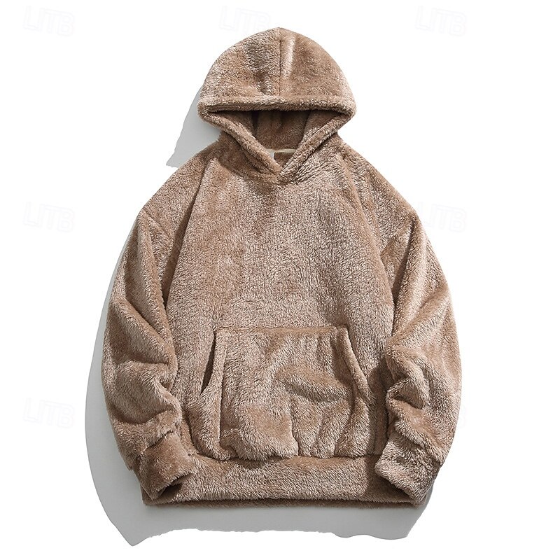 Per uomo Felpa in pile Felpa con cappuccio in pile Felpa termica Manica Lunga Con Cappuccio Top Esterno Calore Termico Inverno Poliestere Grigio scuro Nero Bianco Tennis Allenamento Corsa del 2025 a $38.99 –P15