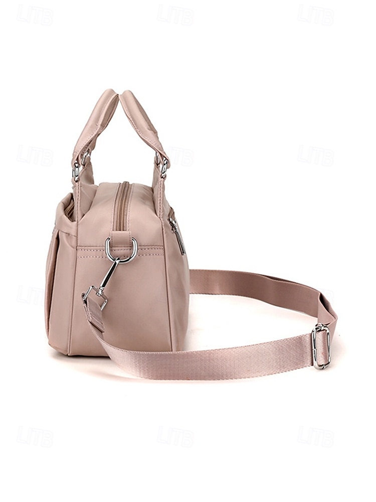 Women's large capacity multi-compartment storage lightweight waterproof nylon crossbody bag with adjustable shoulder strap, Casual style, Suitable for daily use and going out 2026 - $24.99 –P5