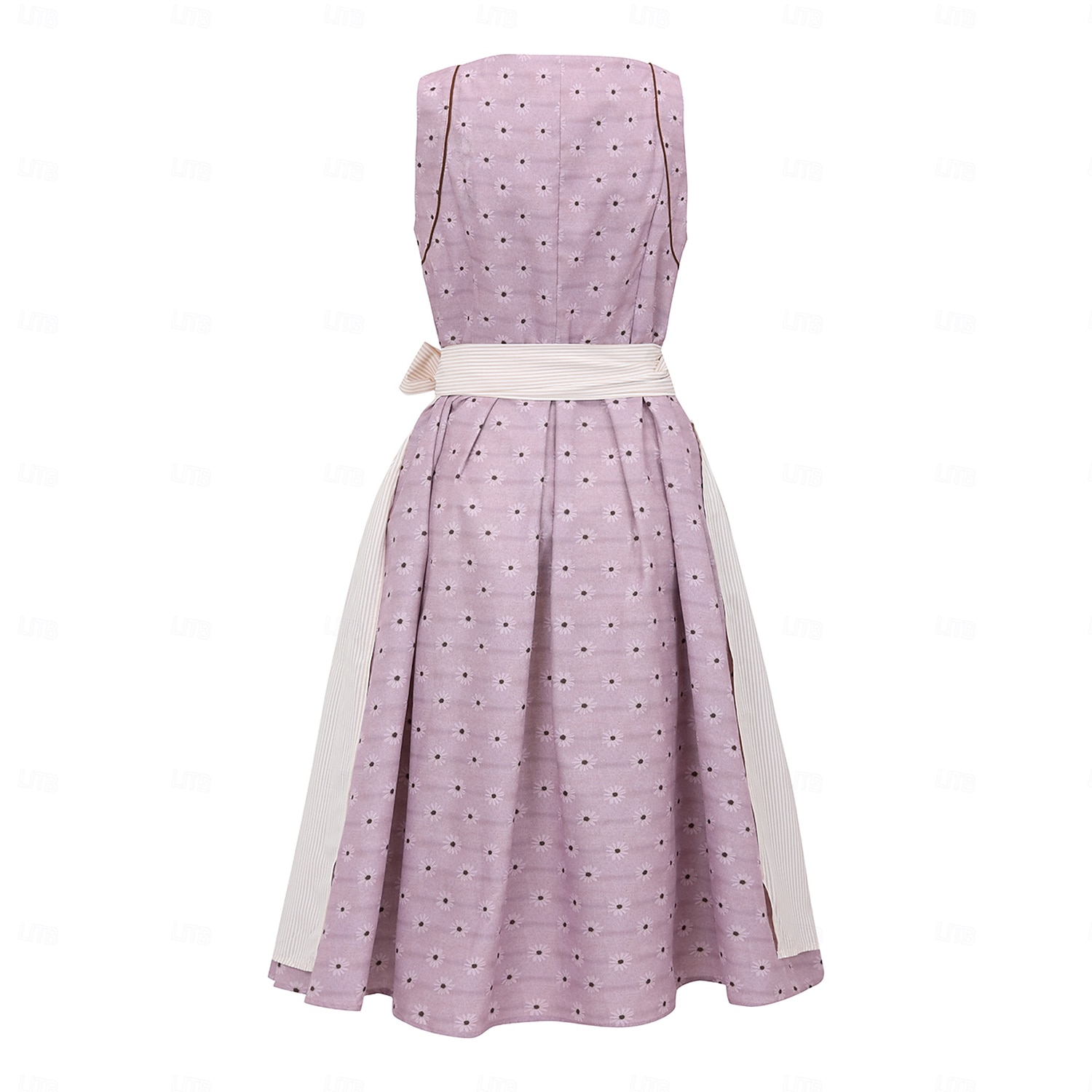 Oktoberfest Vestidos Falda acampanada Trachtenkleader Mucama bávaro Alemán prados Mujer Carnaval Festival de Cerveza Paño de estilo tradicional Vestido Delantal Sin blusa (75CM) 2026 - $72.99 –P2