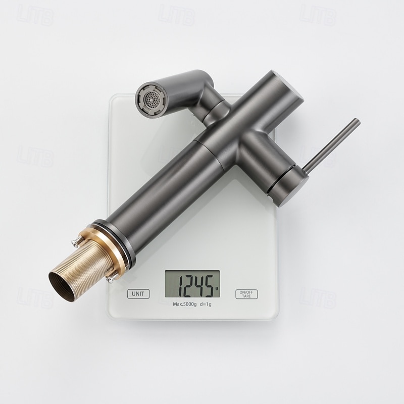 Robinet de lavabo - Classique Nickel brossé / Électroplaqué / Finitions peintes Ensemble central Poignée unique à un trouBath Taps de 2025 ? $145.99 –P6