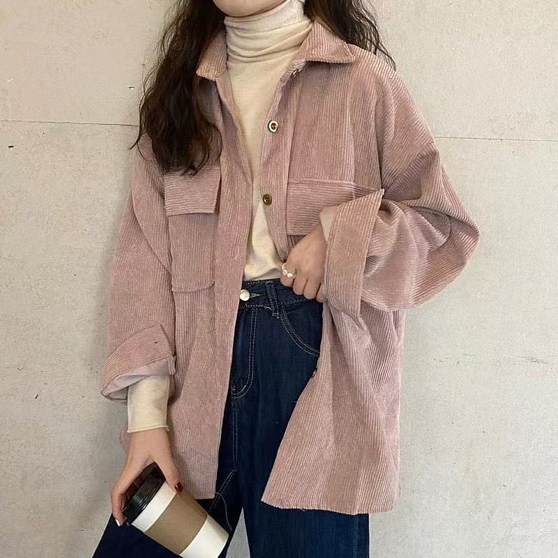 Damesoverhemd effen kleur elegant vintage dagelijks lange mouw bisschopsmouw overhemd kraag lange tops werk dagelijks uitgaan roze bruin abrikoos lente herfst winter lente, herfst, winter 2025 - $28.99 –P2
